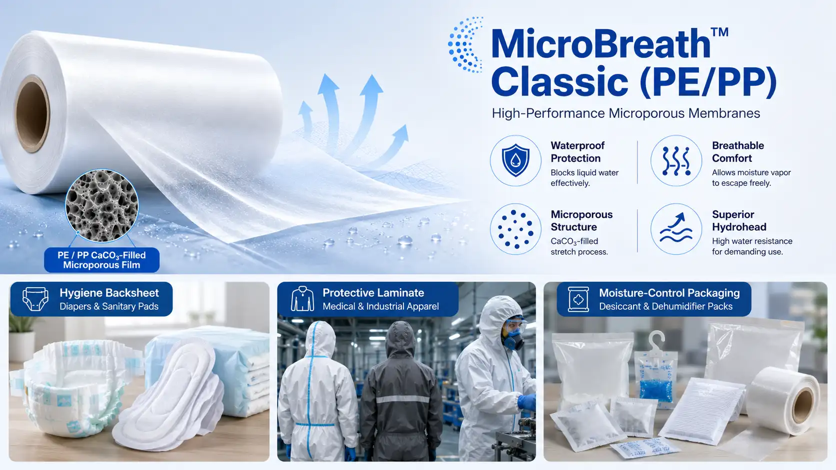 MicroBreath Classic PE/PP Series