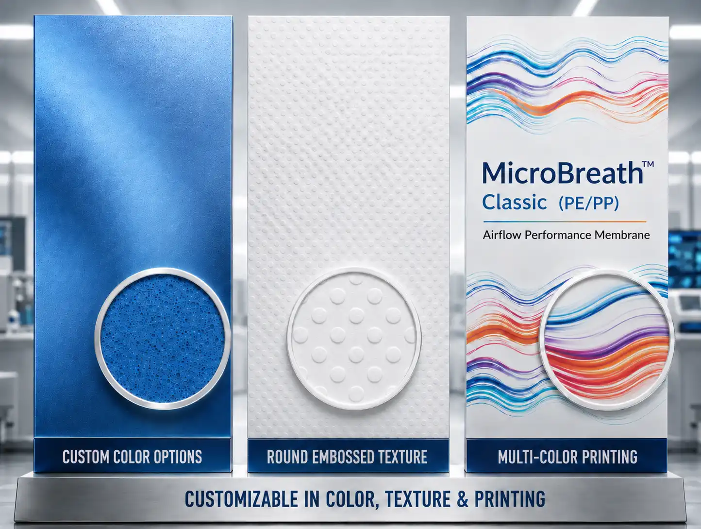 MicroBreath Classic PE/PP customizable color and printing