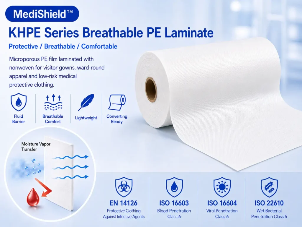 KHPE Breathable PE Laminate