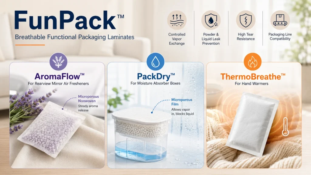 Breathable Functional Packaging Laminates