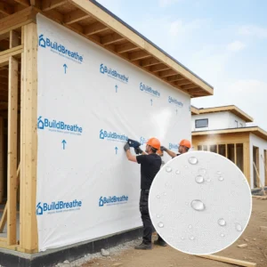 BuildBreathe™ Wall & Facade Wrap – Advanced Weather Barrier for Building Envelopes