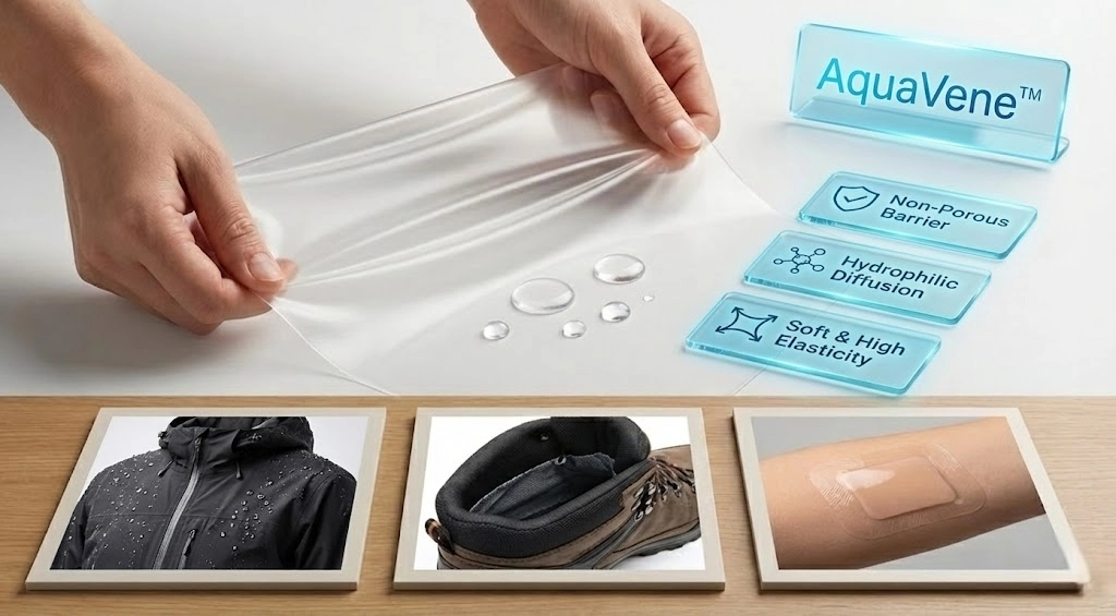 Monolithic Moisture-Vapor Permeable Film