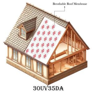 BuildBreathe™ Roofing Underlayment – High-Performance Vapor-Permeable Barrier for Structural Health