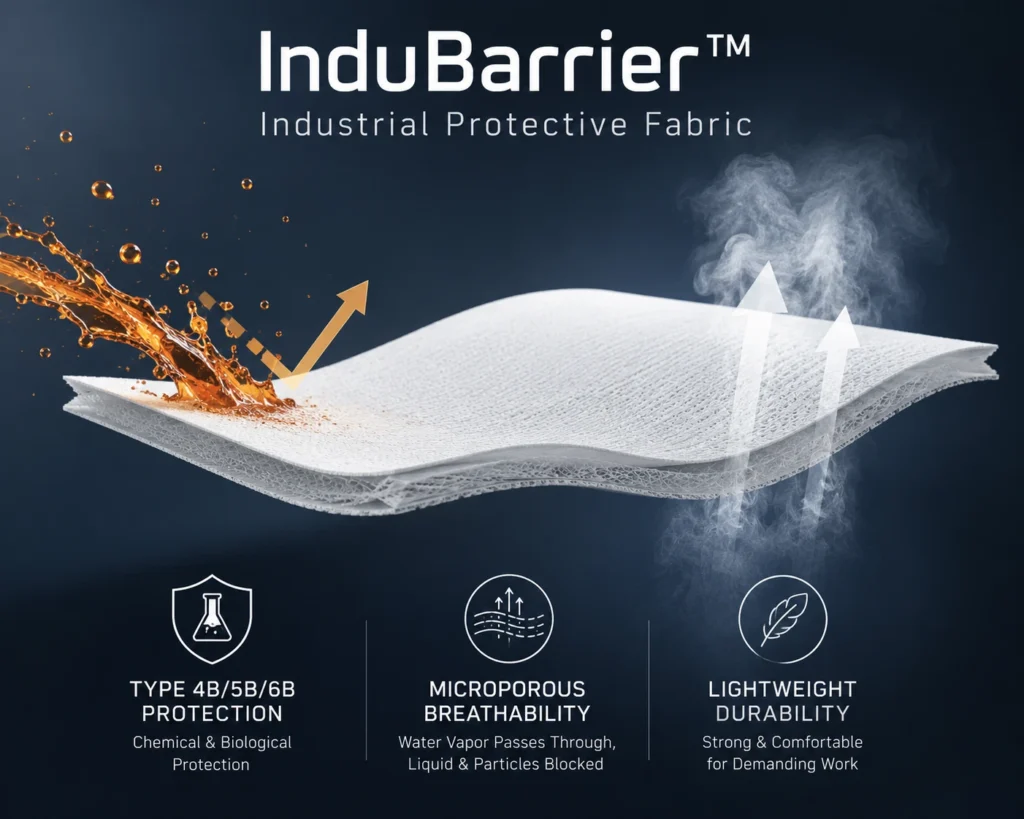 InduBarrier™ Type 4B – Liquid-Tight Protective Fabric