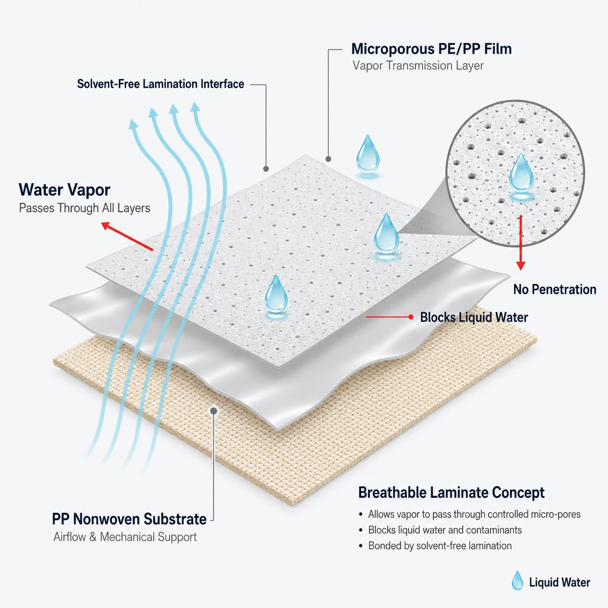 Breathable Laminate Concept