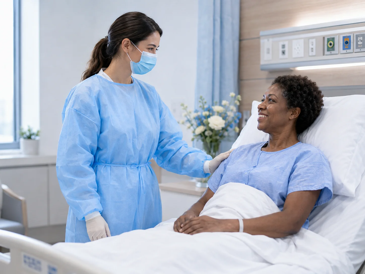 MediShield Sleepy Series visitor gown material